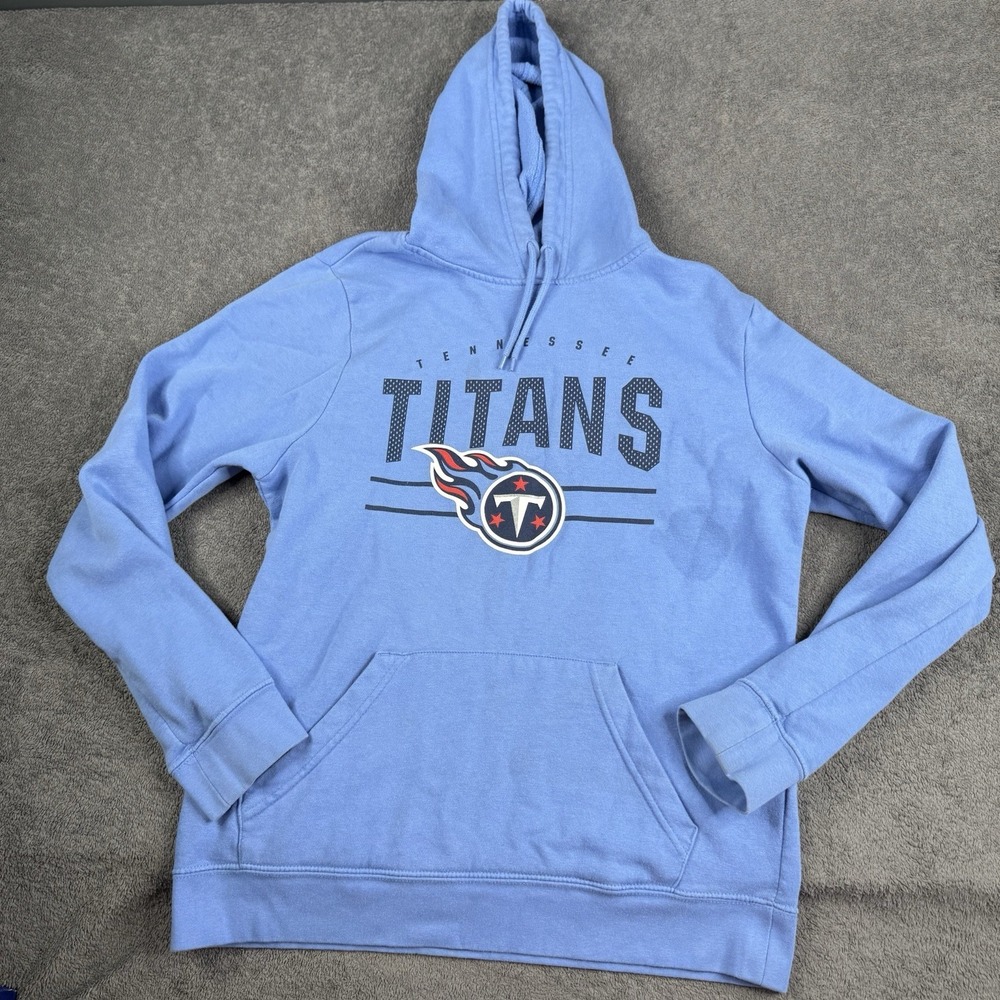 Tennessee Titans Hoodie Sweater Blue Medium Cotton NFL